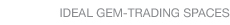 Ideal Gem-Trading Spaces